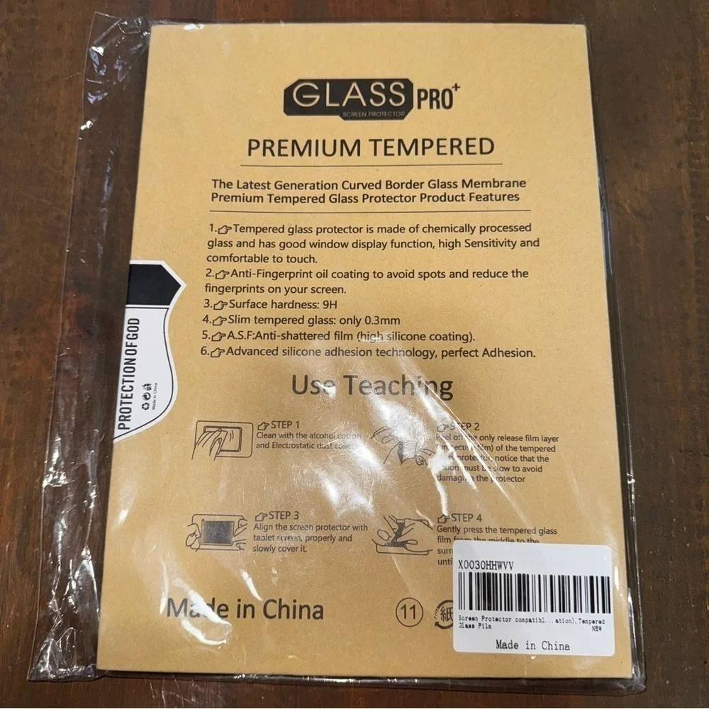 Premium Tempered Glass Screen Pro Protector Paper Package - For 15-16 In Screens